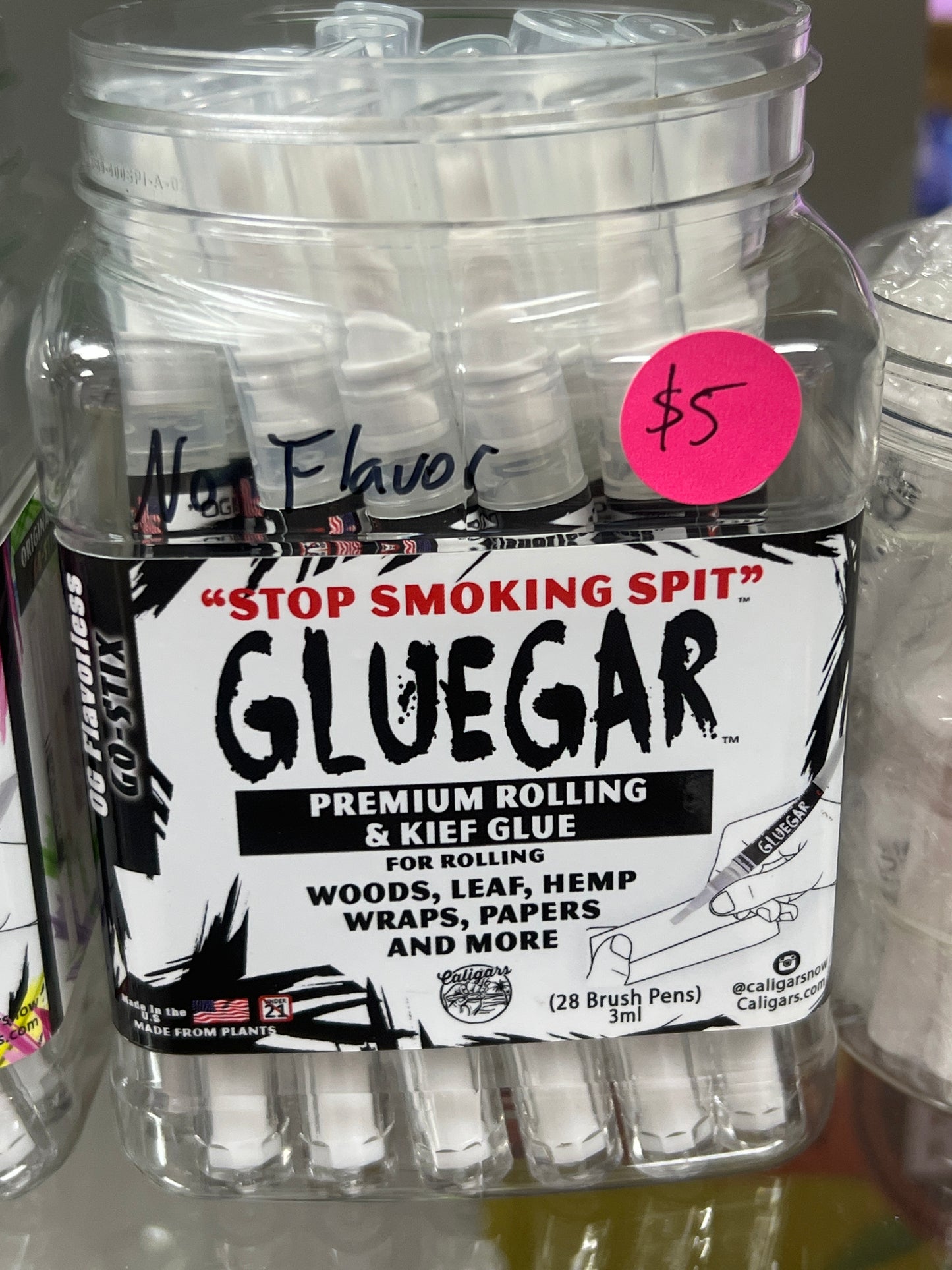 Glue Gar : 3ml Brush Tip Pen - Jug - "OG FLAVORLESS"