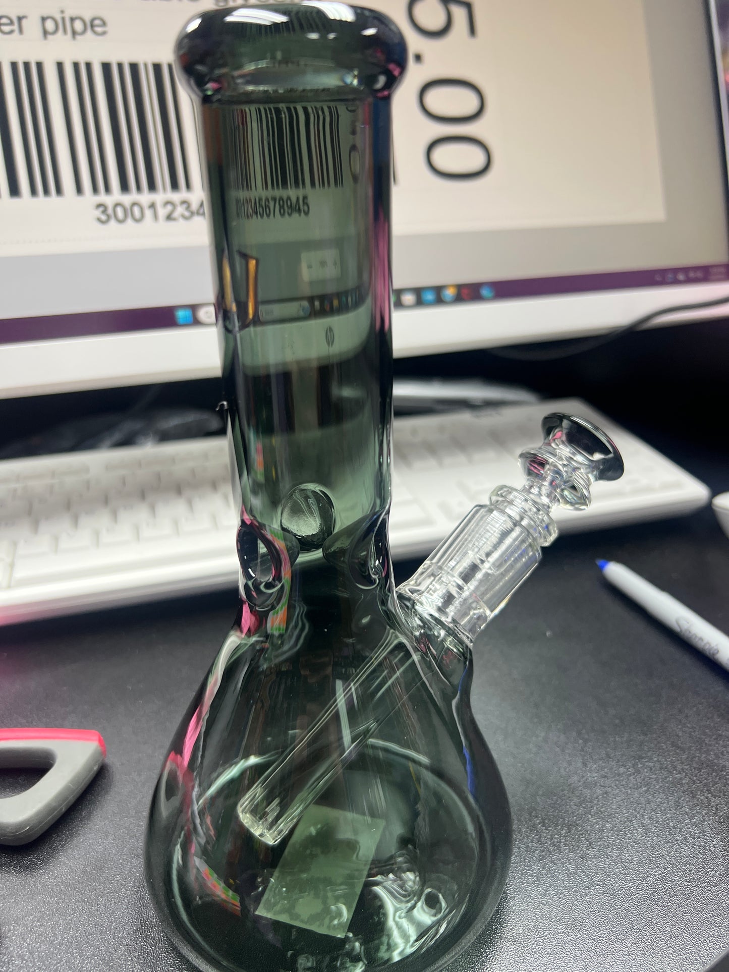 Clear Black Water Pipe