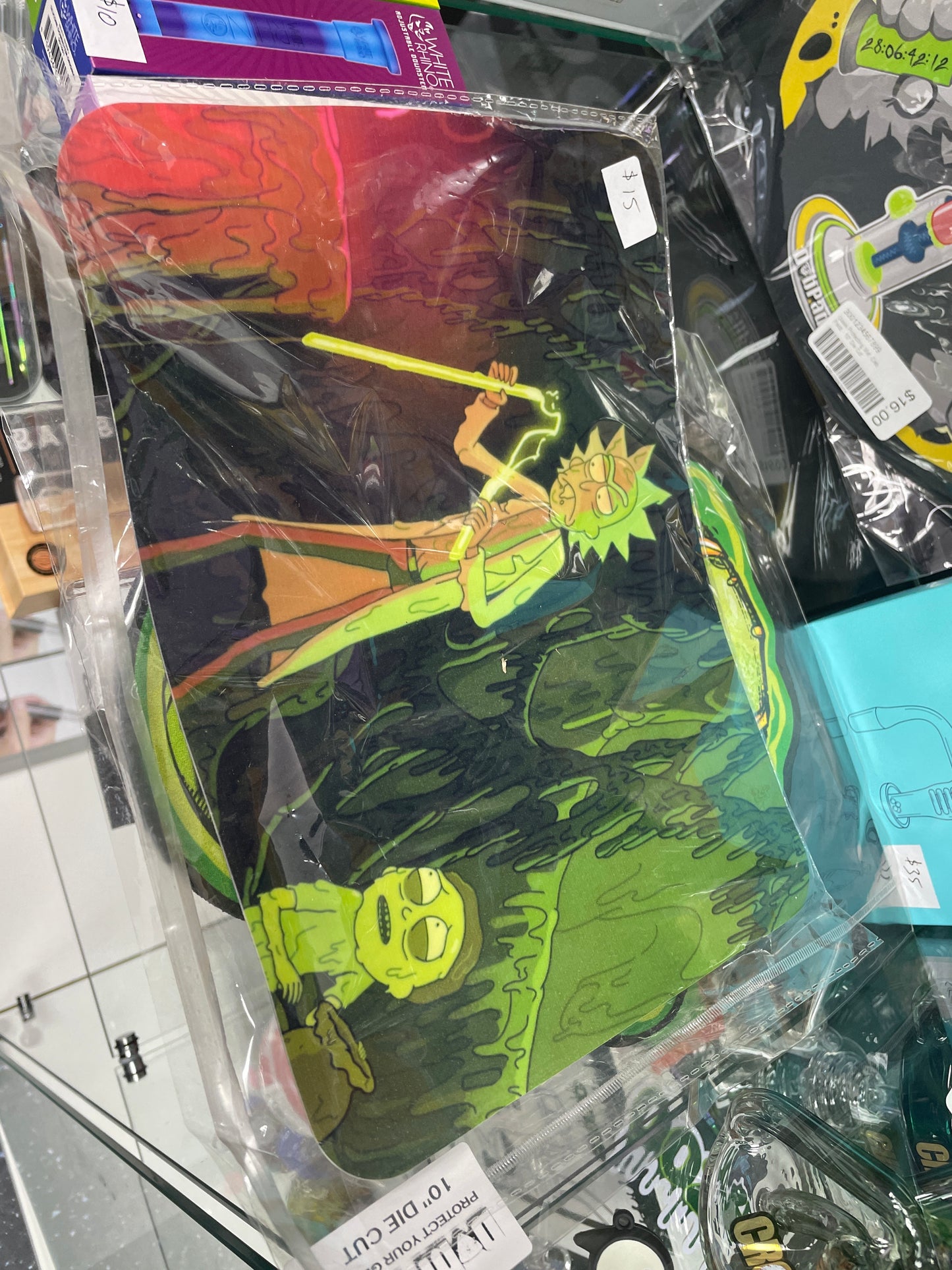 Rick and Morty Dab Mat - Green Slime