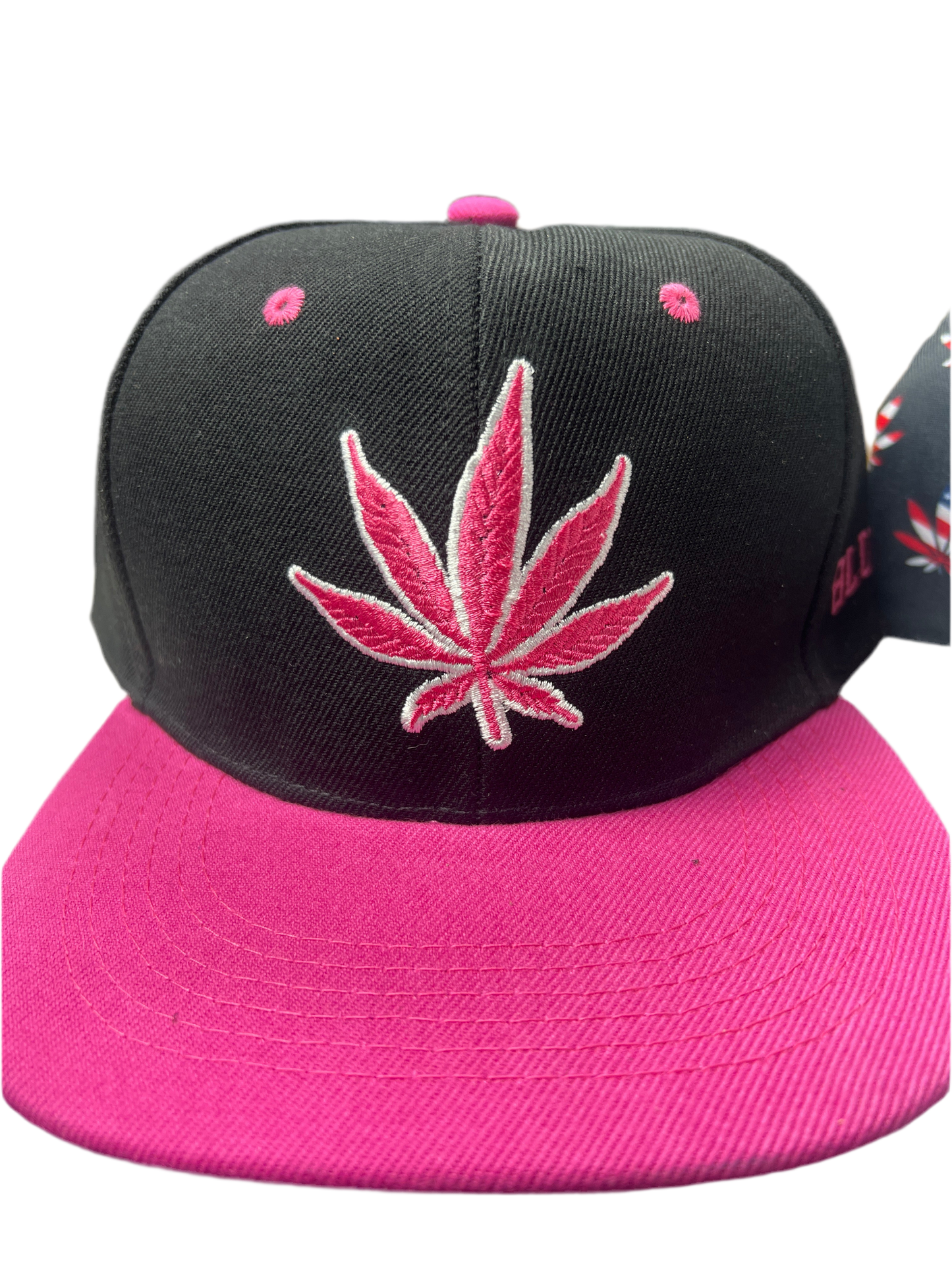 Pink Leaf Hat