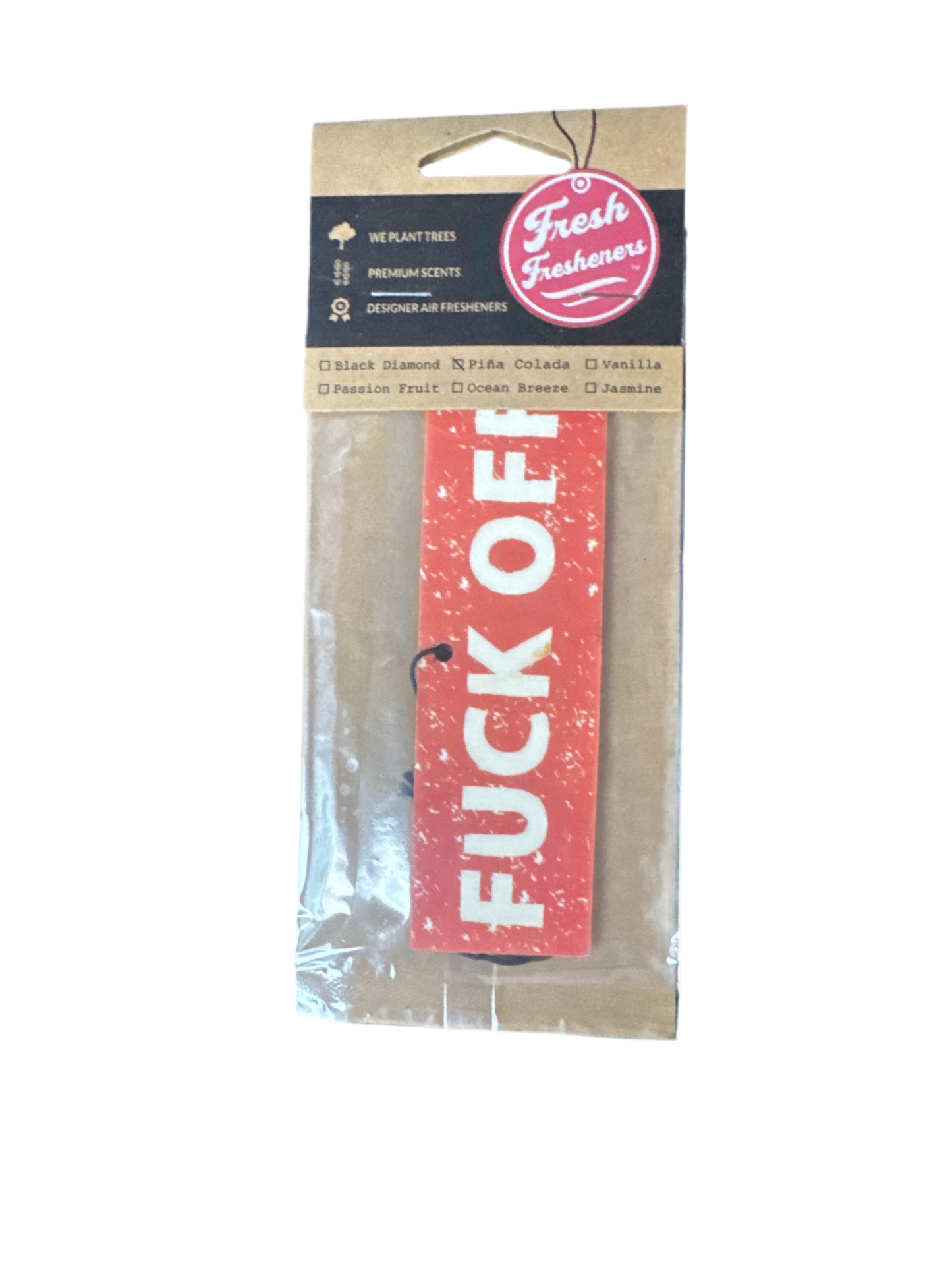 Fresh Freshness Black Diamond F*ck Off - Car Freshener