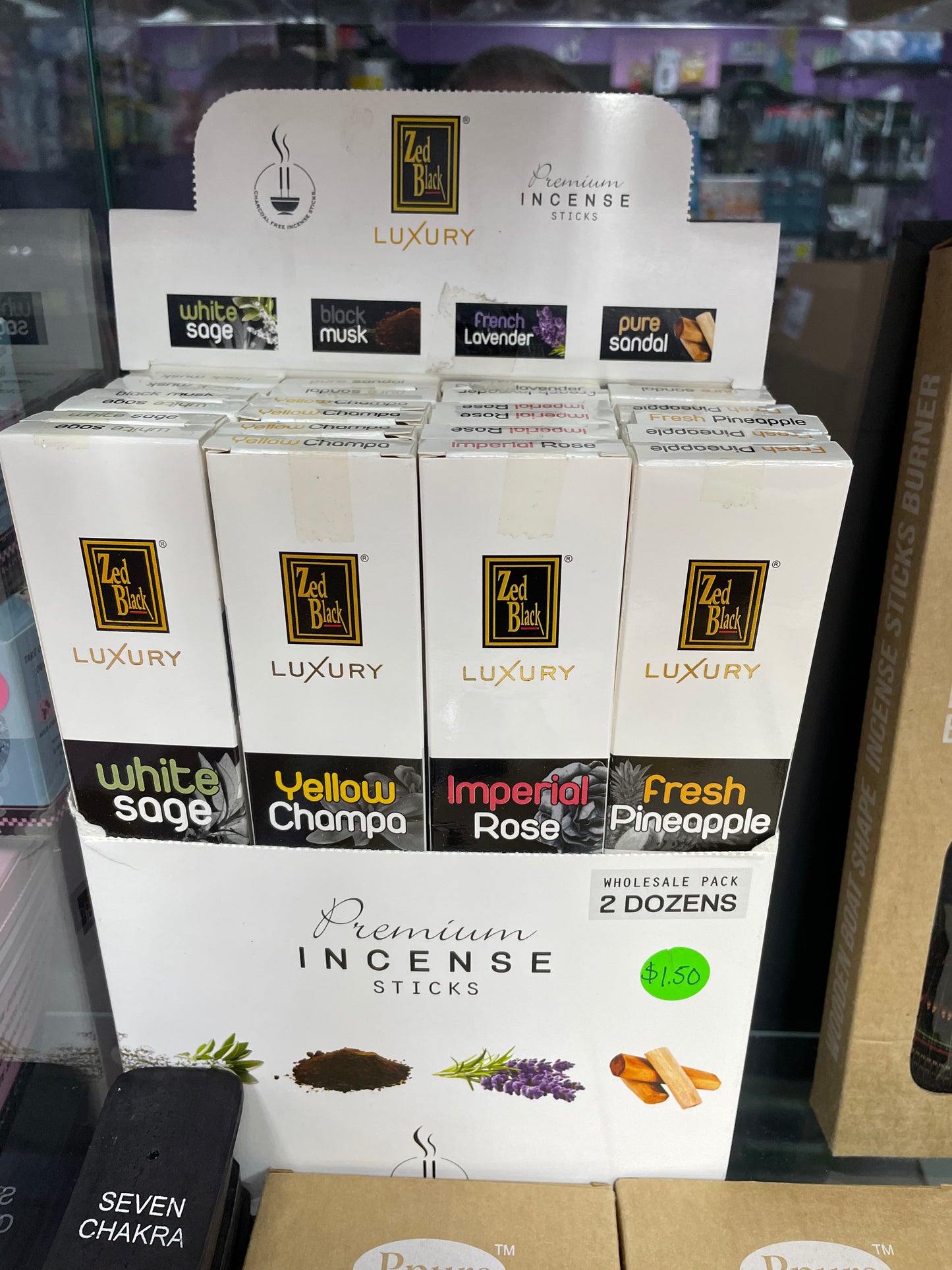 Zed Black Luxury Incense Sticks - 12ct - Yellow Champa