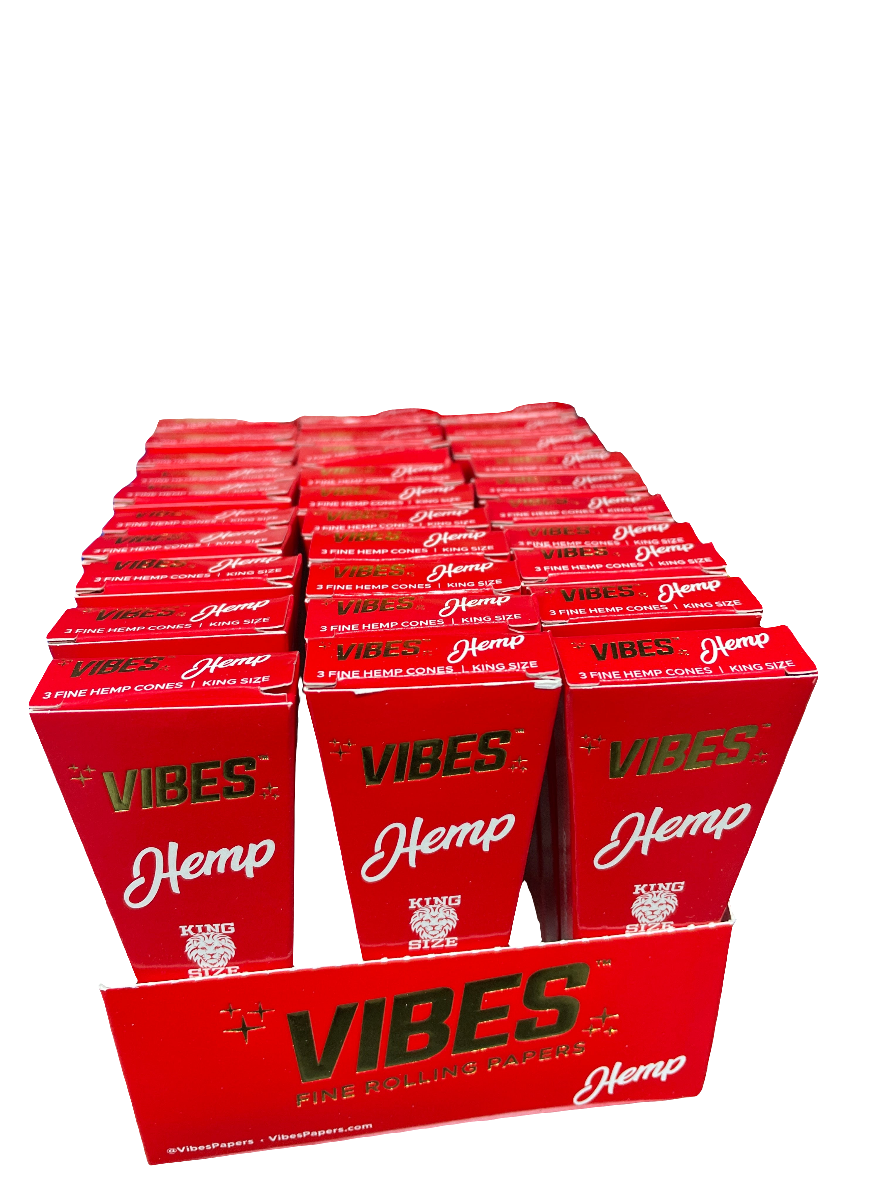 Vibes Cones - King Size - 3 Pack