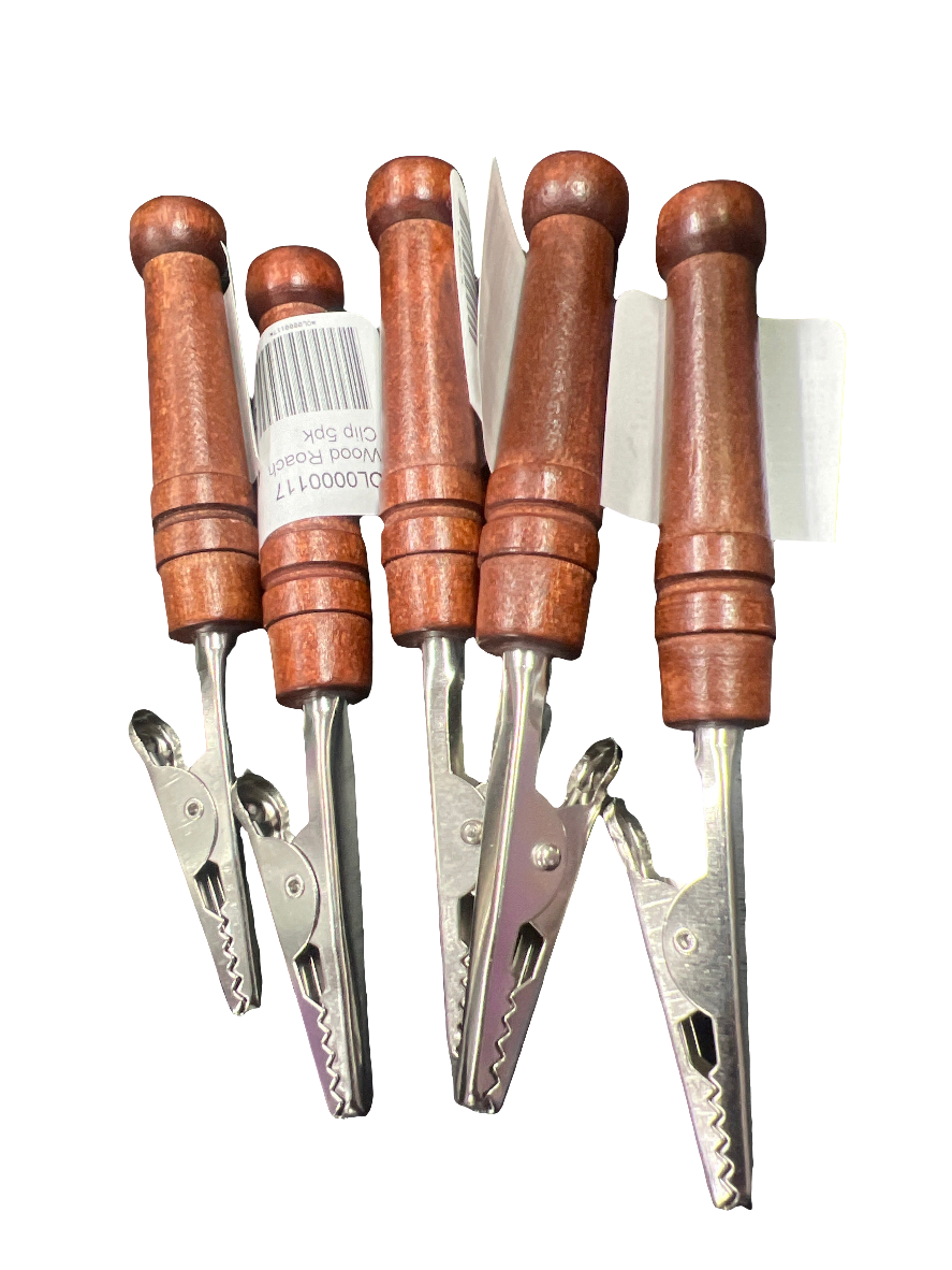 Wood Handle Roach Clip