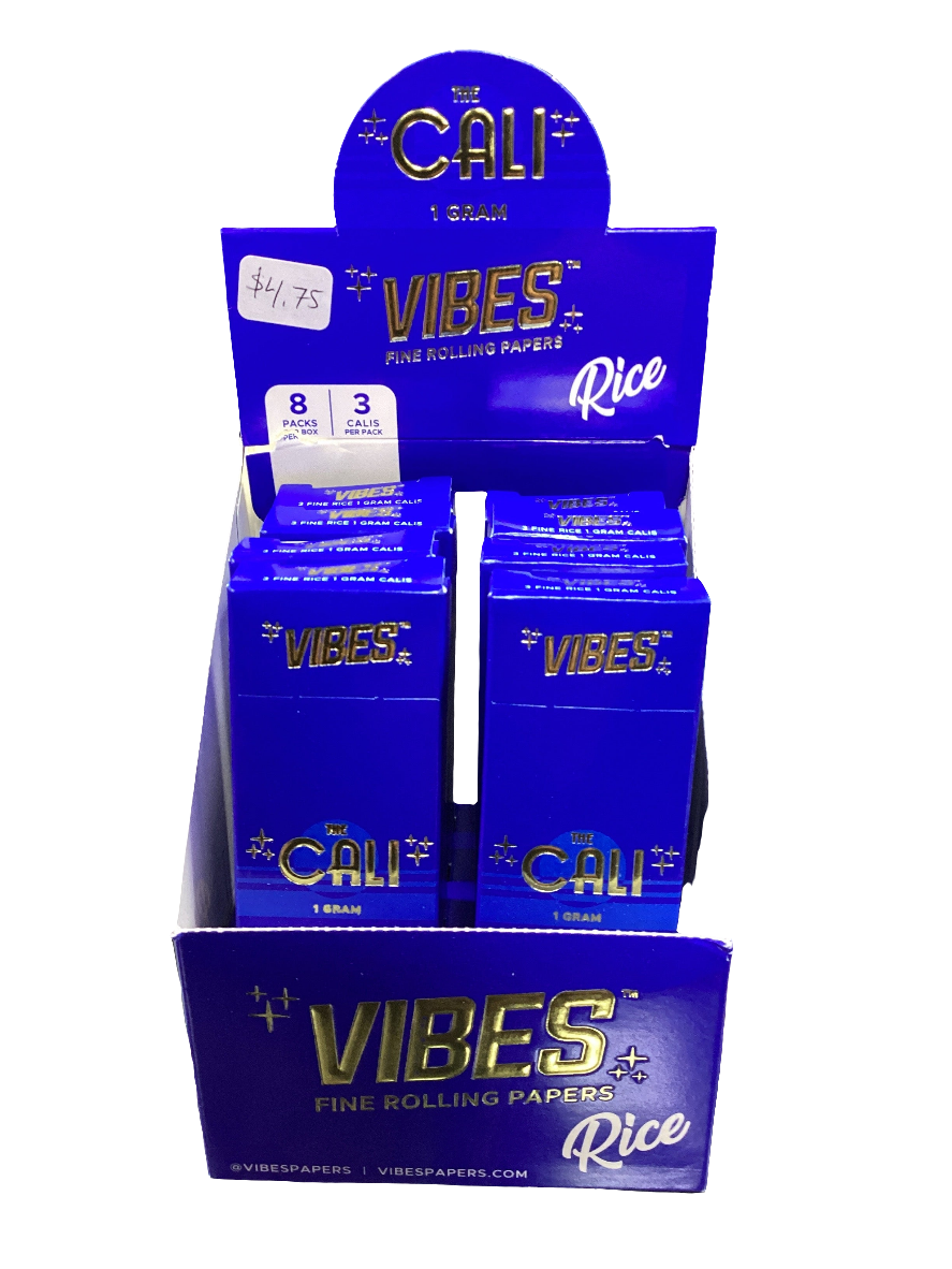 Vibes Pre Rolled Cones - 1 Gram Calis - 3 Count Rice Paper