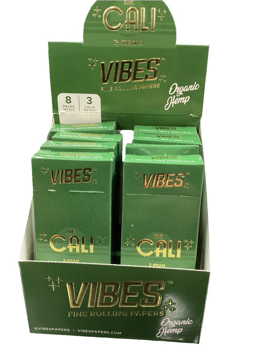 Vibes Pre Rolled Cones - 2 Gram Calis - 3 Count Organic