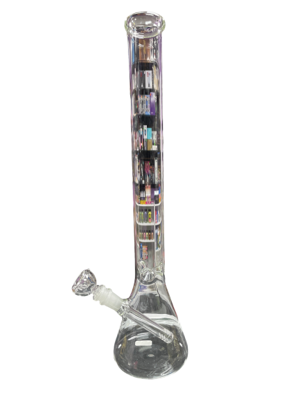 18” Glass Beaker Water Pipe