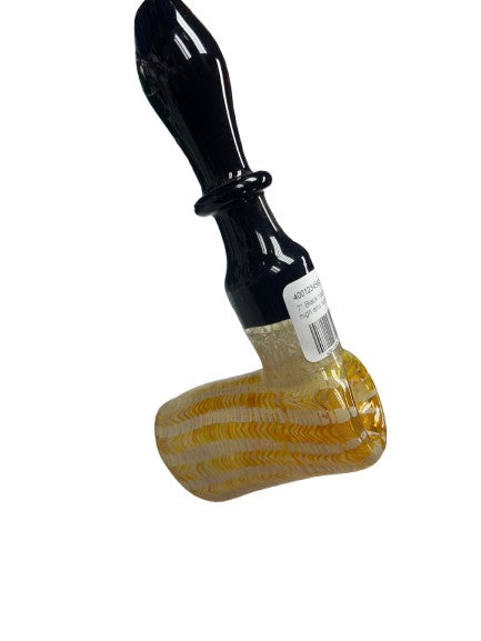 7" Black Handle High End Hammer Pipe