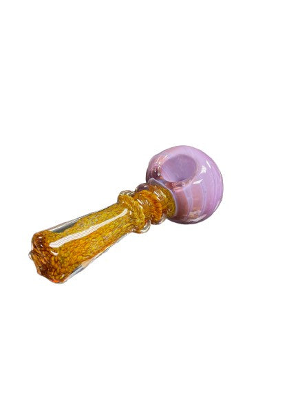 5” Purple Bulb Glass Hand Pipe