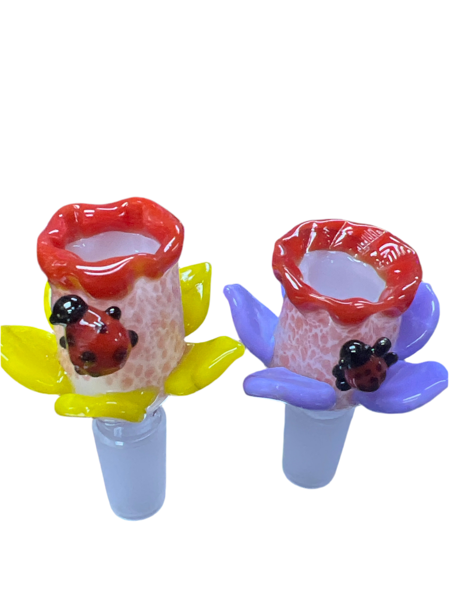 Lady Bug Flower Bowl 14mm Male