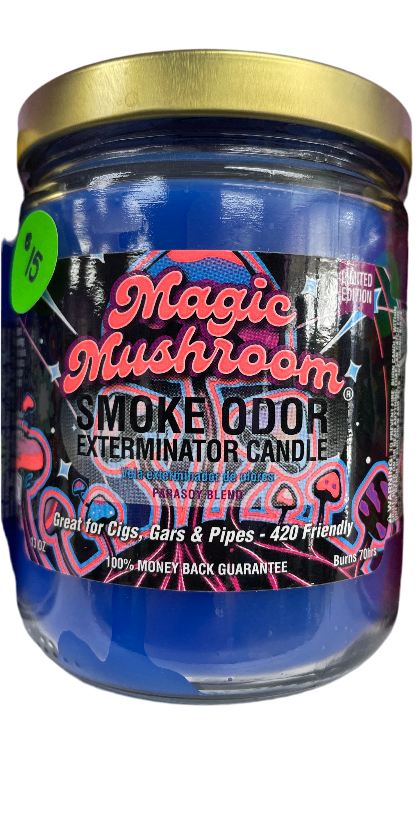 Smoke Odor Exterminator Candle 13oz - Magic Mushroom