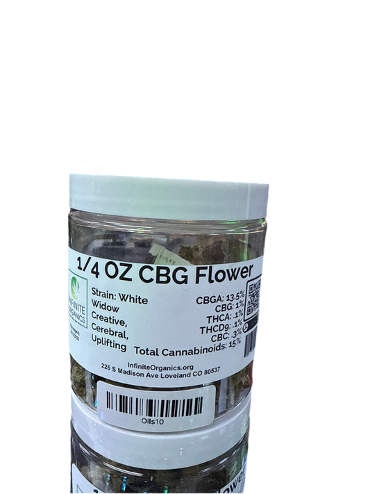 1/4 oz cbg flower white widow