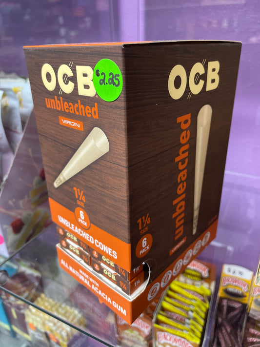 OCB Unbleached Mini Cones - 10 Pack