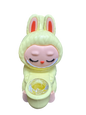 Yellow silicone Labubu pipe