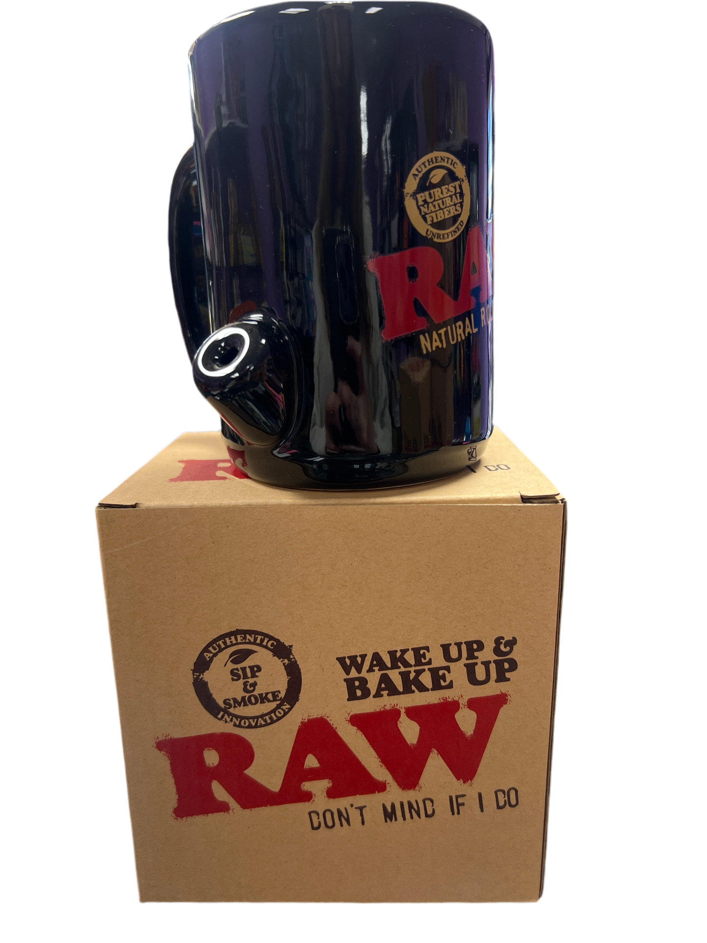 RAW - Wake Up and Bake Up Coffee Mug - Black