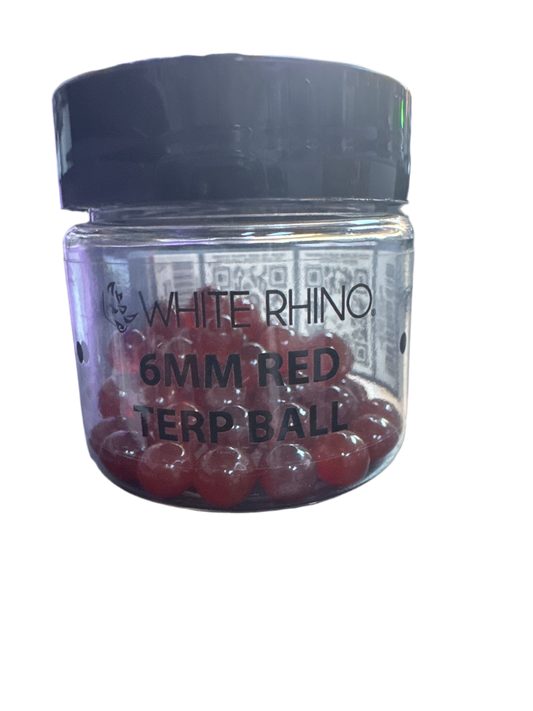 White Rhino Terp Balls (6mm, Red)