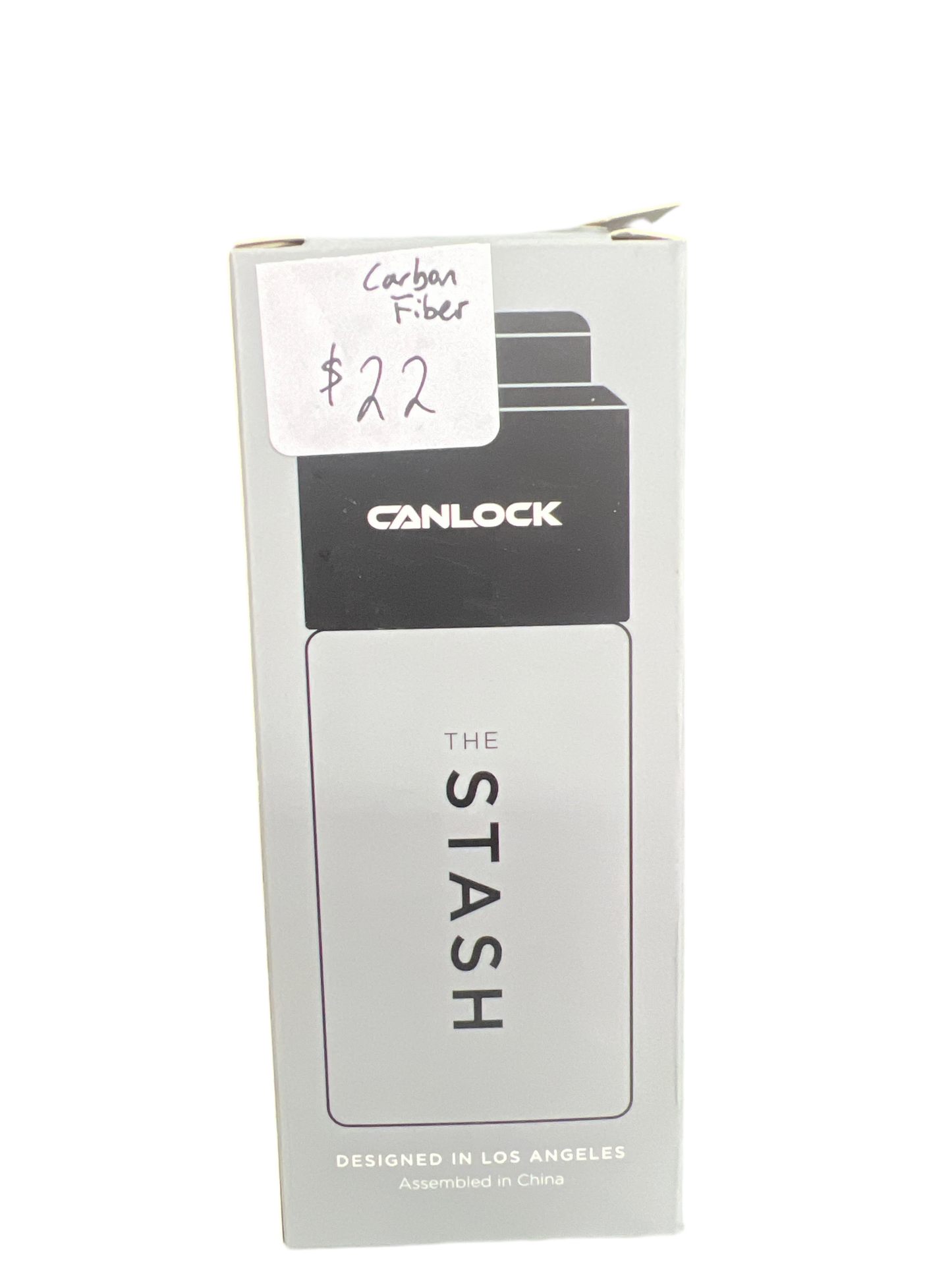 Canlock The Stash Airtight Stash Jar with Pump - Carbon Fiber