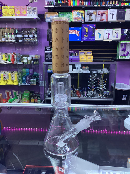 Water Pipe (Wooden Accent with Pictographs)
