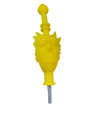 Rick and Morty nectar collector silicone orange