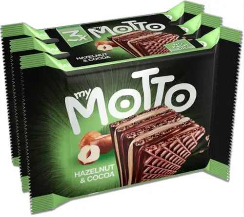 My Motto 3 pack Hazelnut & Cocoa Wafers (European)