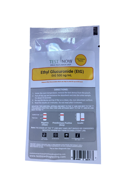Test Now Ethyl Glucuronide (Alcohol) - EtG 500 ng/mL