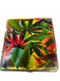 Cigarette Case - Mj Leaves