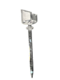 Glass Straight Carb Cap Dab Tool