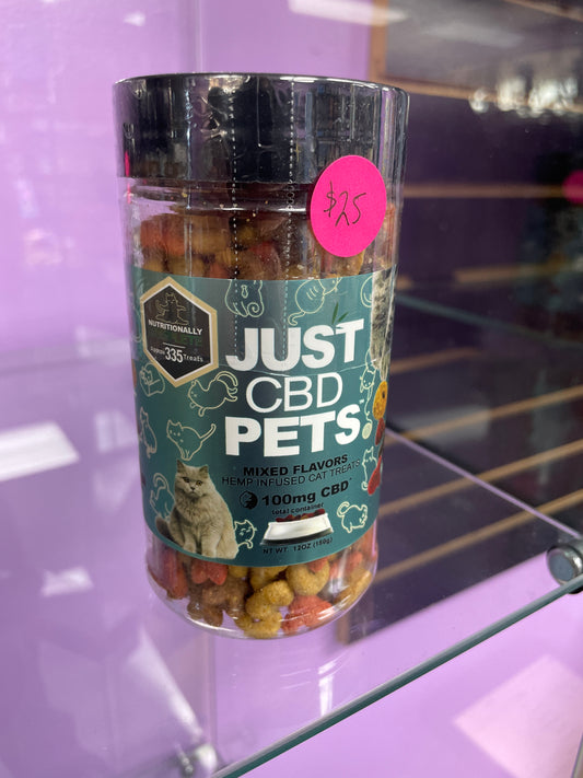 Just CBD Cat Treats 100mg - Mixed Flavors