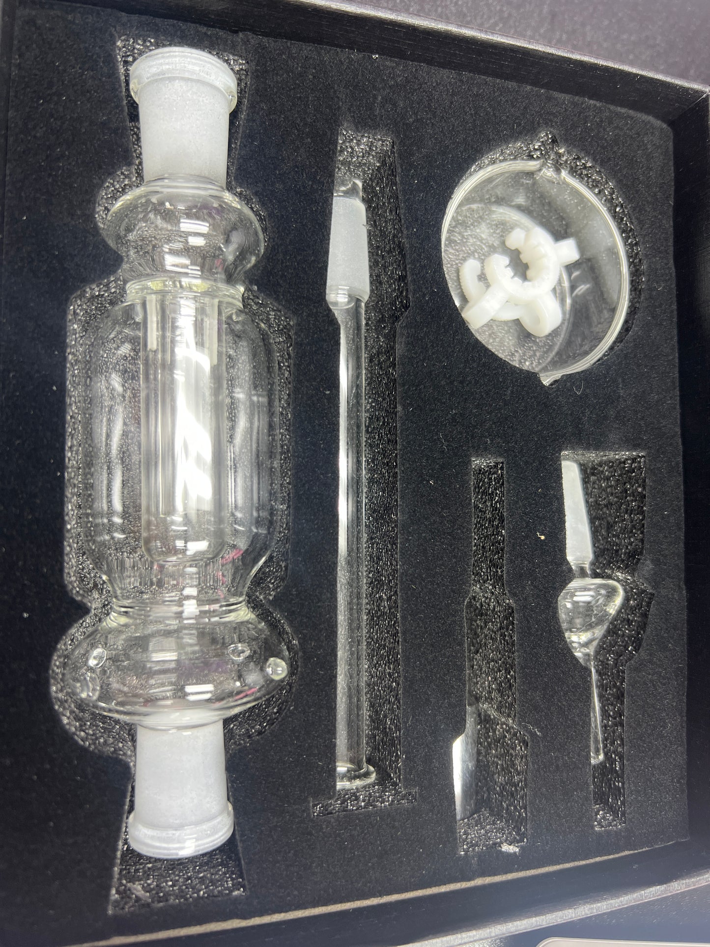 Nectar Collector Set - Clear Glass with Glass Jar