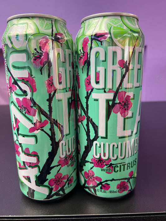 Arizona Green tea cucumber with citrus