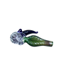 Green Leaf Design HandPipe With Side Horn