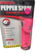 Cheetah Pepper Spray with Keychain Holder - Pink