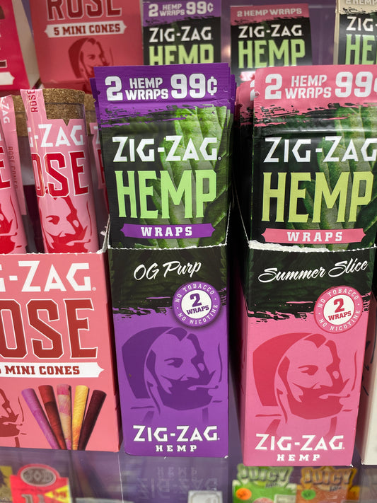 Zig Zag Wraps - Og Purp (2pack)