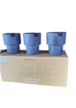 NWTN Home Flower Pots Ashtray  3pc Charcoal