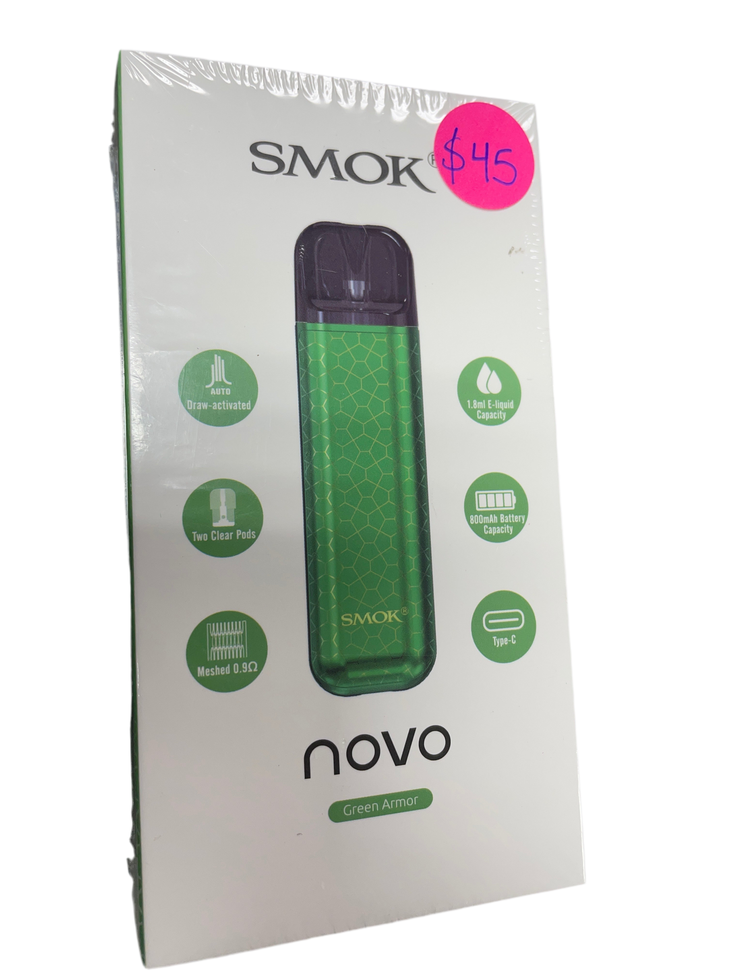 Smok Novo 2s Kit - Green Armor