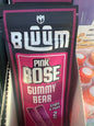 Bloom Pink Rose Wild Flower Rolls Gummy Bear 1g
