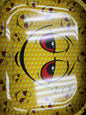 High Smiley Face Rolling Tray - Yellow
