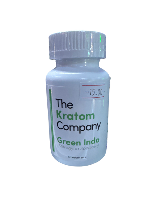 TheKratomCompany - Green Indo - 75 Capsules (500mg per)