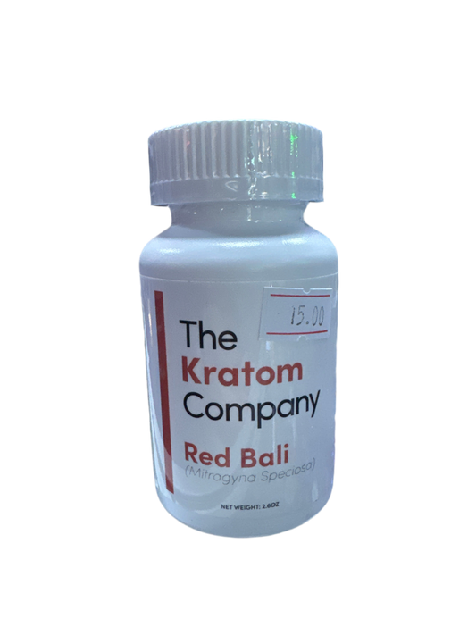 TheKratomCompany - Red Bali - 75 Capsules - (500mg per)