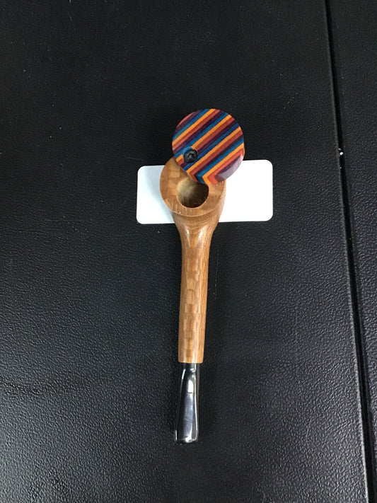 Wooden Pipe with Cover