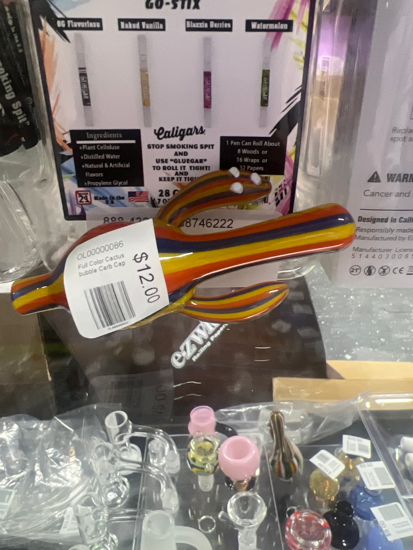 Full Color Cactus Bubble Carb Cap