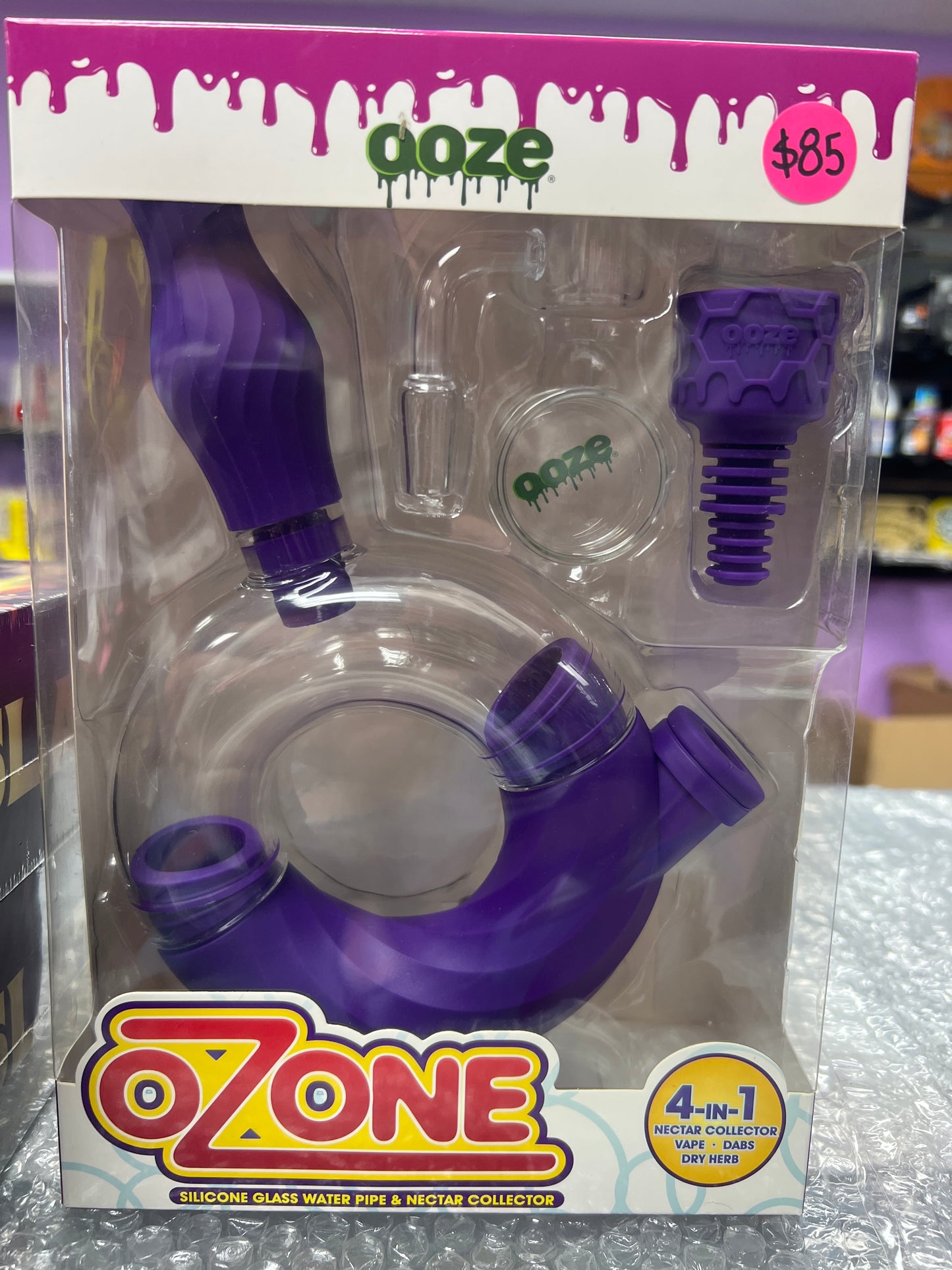 OOZE Ozone Aqua Water Pipe - Purple 4 in one