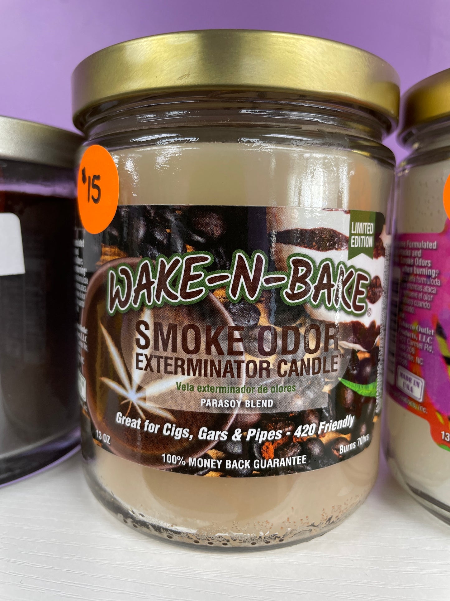 Smoke Odor Exterminator Candle 13oz - Wake-N-Bake Coffee Bean