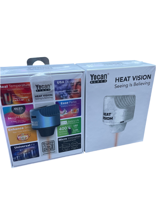 Yocan Black -HEAT Vision - Electronic Carb Cap Temperature Sensor - White