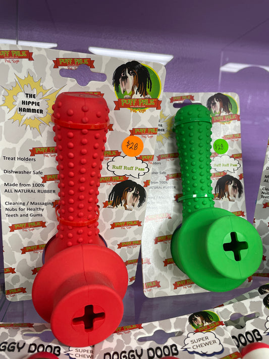 Hippie Hammer Dog Toy - Puff Palz