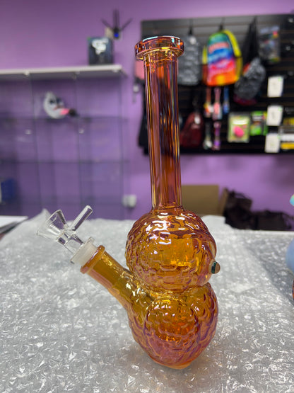 Orange owl water pipe