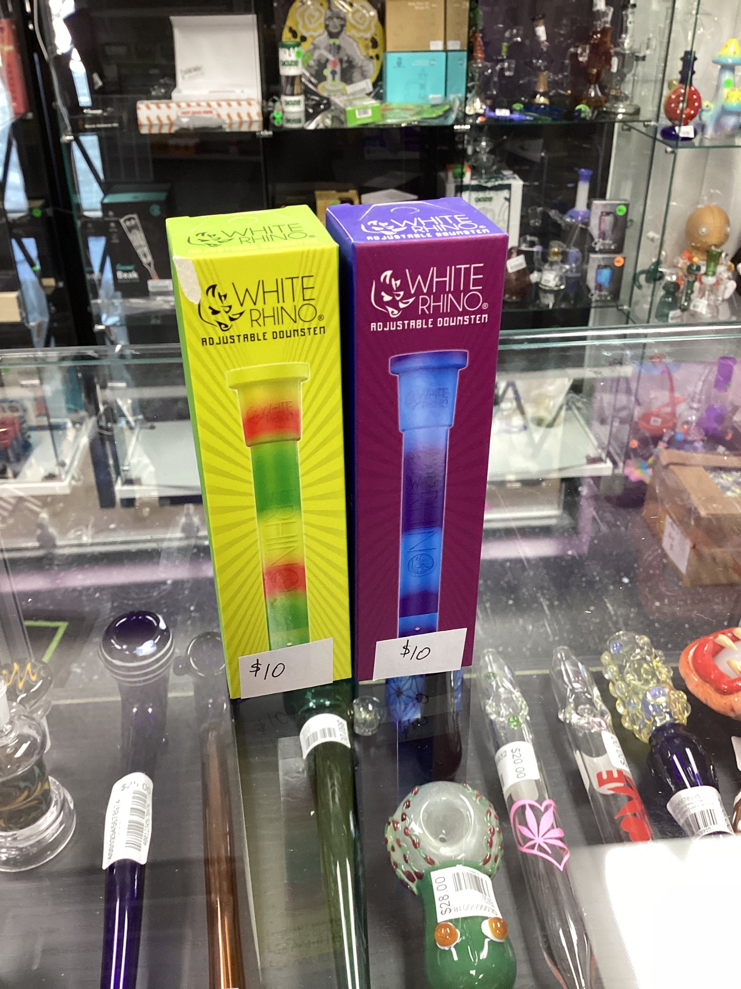 White Rhino Silicone Down Stem
