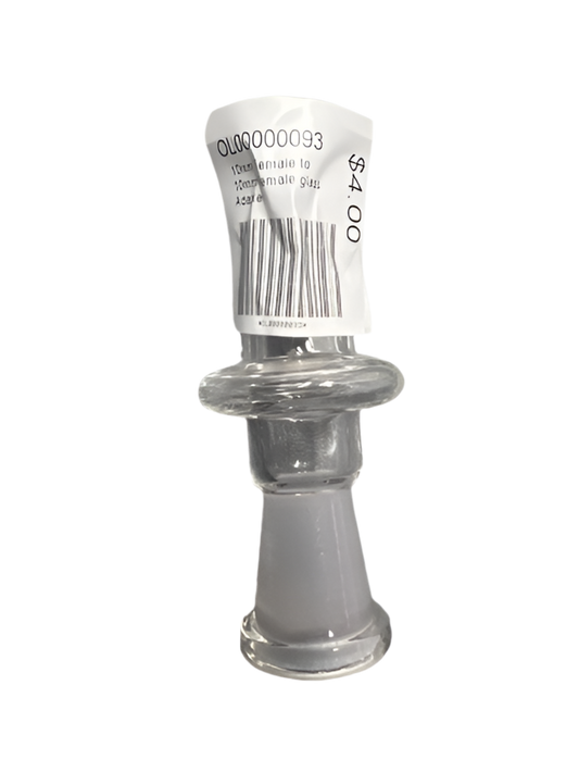 10mm Female to 10mm Female Glass Adapter