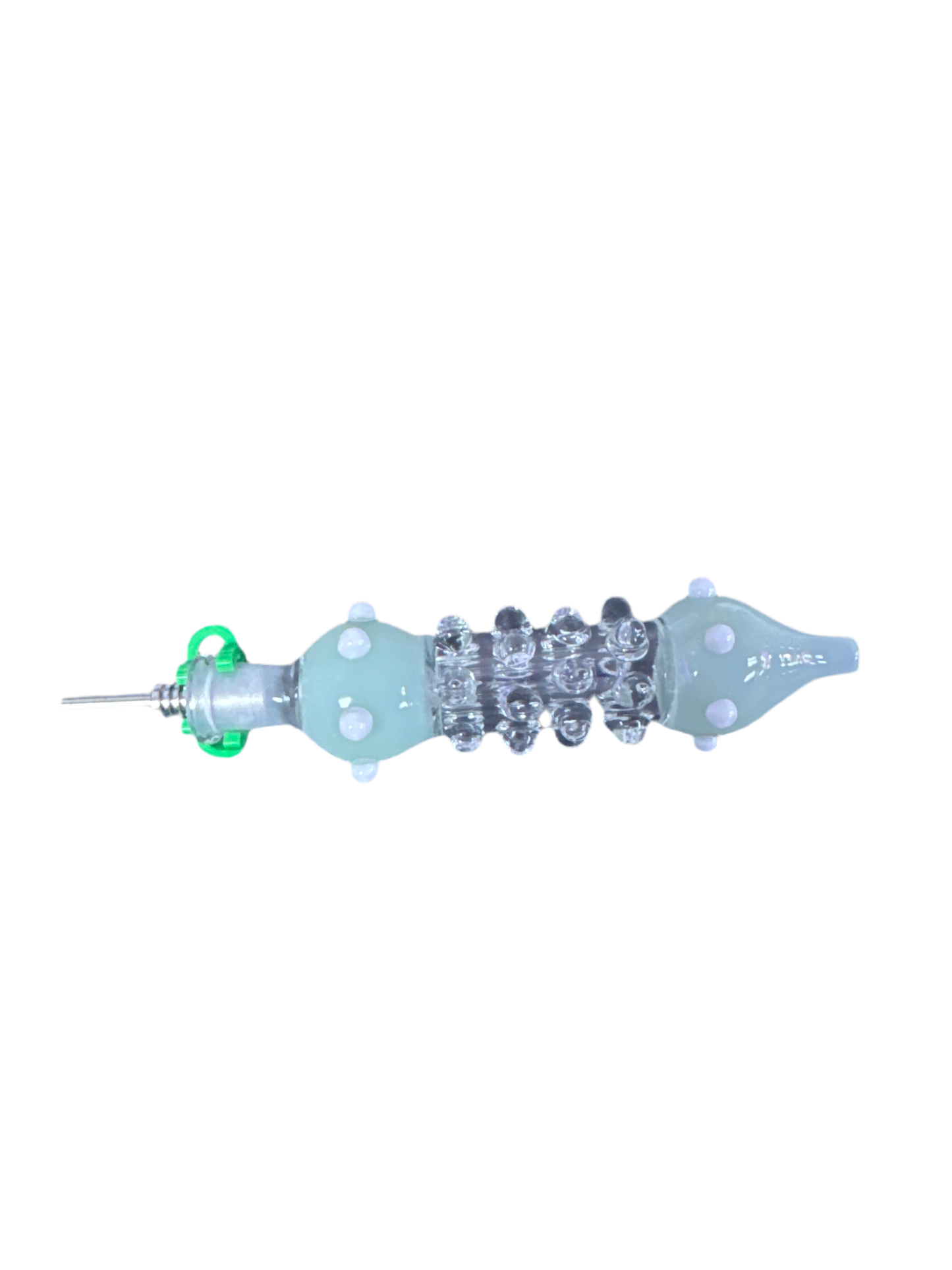 Teal With White Bulbs Nectar Collector