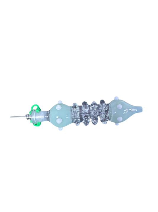 Teal With White Bulbs Nectar Collector
